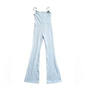 Aritzia Wilfred Free Flare jumpsuit baby blue size small.